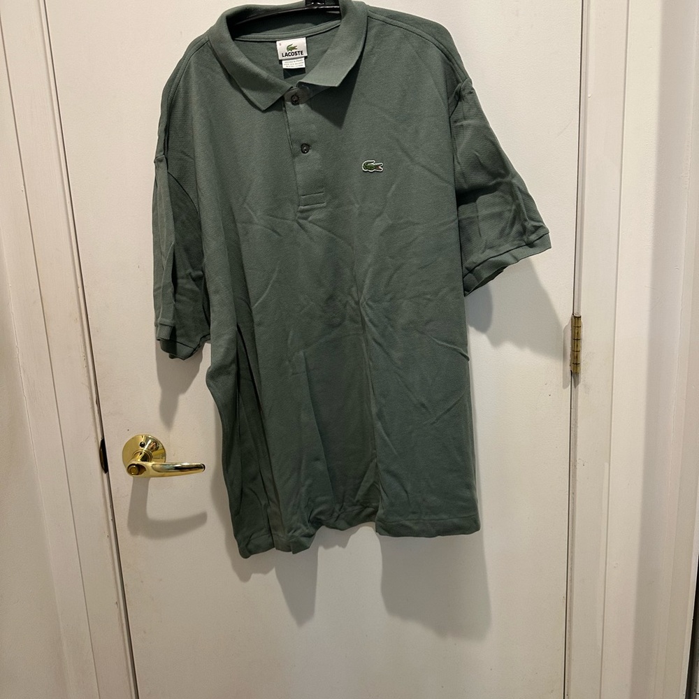 Lacoste Men's Green Polo Shirt
